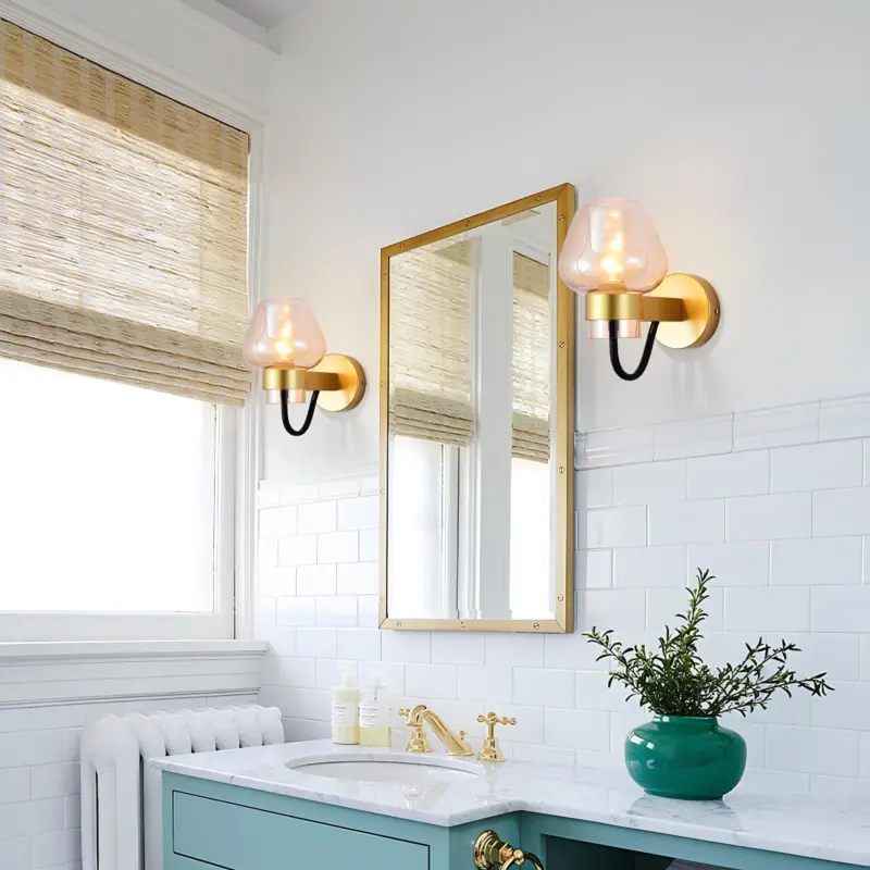 Glassdelight wandleuchte aus glas elegant modernes design transparent e27 xlumina7