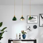 Glassgleam vintage glas deckenleuchte kreative lampe wohnzimmer esszimmer xlumina5