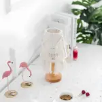 Globright flexible tischlampe keramikfuss modern design led beleuchtung schwarz weiss xlumina5