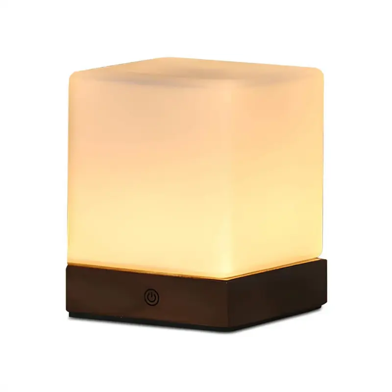 Gloedcube kabellose led tischlampe modern nordisch batteriebetrieben warmweiss xlumina7
