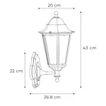 Gloedwacht aussenwandleuchte bewegungssensor schwarz led wetterfest xlumina2