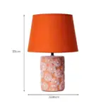 Gloeilieke tischlampe handgeschnitzte sonnenblumenbasis wohnzimmer beleuchtung warme leuchte orange xlumina