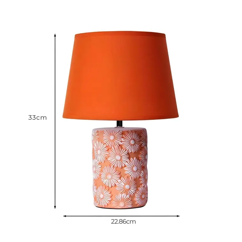 Gloeilieke tischlampe handgeschnitzte sonnenblumenbasis wohnzimmer beleuchtung warme leuchte orange xlumina