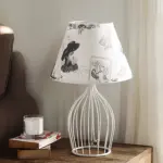 glolight-kegel-tischlampe-mit-drahtfuss-metall-stoffschirm-wohnzimmer-buro-beleuchtung-xlumina5 Glolight kegel tischlampe mit drahtfuss metall stoffschirm wohnzimmer buro beleuchtung xlumina5