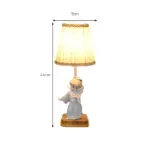 Glowangel nachttischlampe mit engelsdekor warmes licht schlafzimmerlampe xlumina