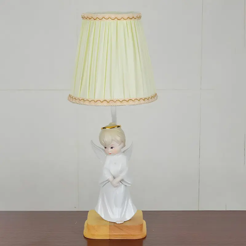 Glowangel nachttischlampe mit engelsdekor warmes licht schlafzimmerlampe xlumina