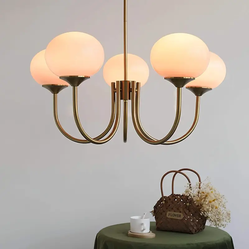 Glowing delight moderne kronleuchter aus marshmallow weiss 60cm xlumina18