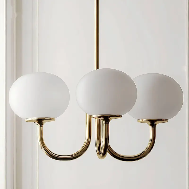 Glowing delight moderne kronleuchter aus marshmallow weiss 60cm xlumina21