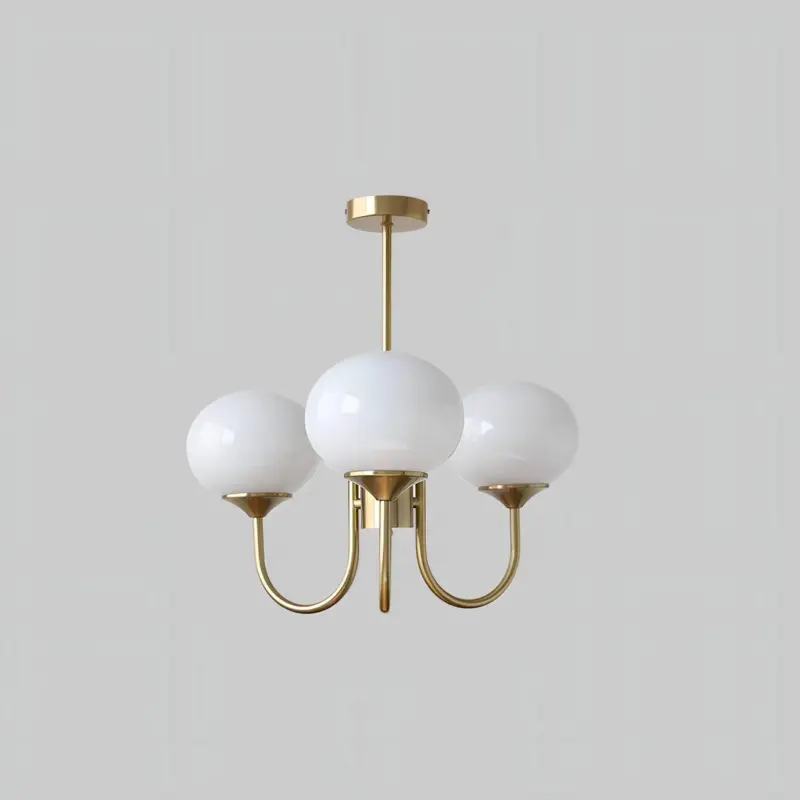 Glowing delight moderne kronleuchter aus marshmallow weiss 60cm xlumina24