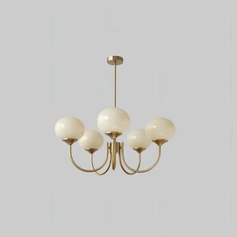 Glowing delight moderne kronleuchter aus marshmallow weiss 60cm xlumina26