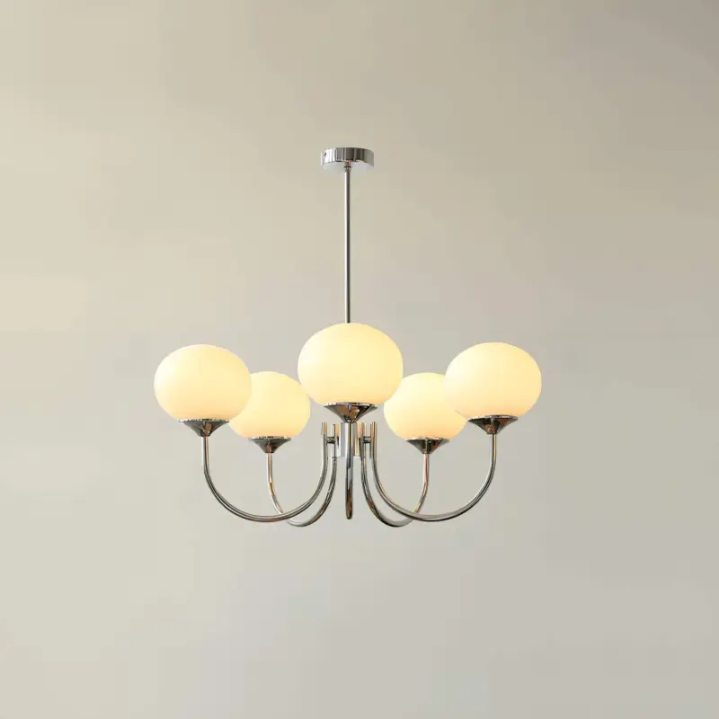 Glowing delight moderne kronleuchter aus marshmallow weiss 60cm xlumina32