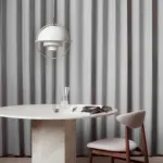 Glowironflex flexible design deckenlampe schwarz gold modern wohnzimmer xlumina