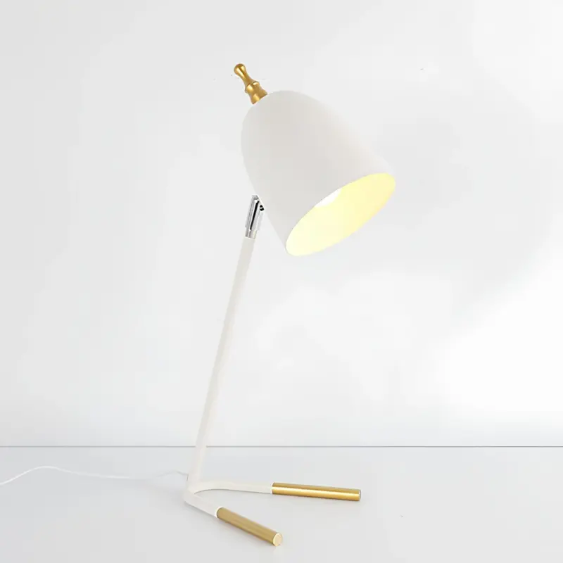Glowlight eisen kuppel tischlampe schwarz led industrial modern xlumina