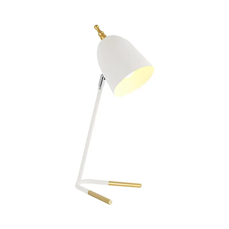 Glowlight eisen kuppel tischlampe schwarz led industrial modern xlumina