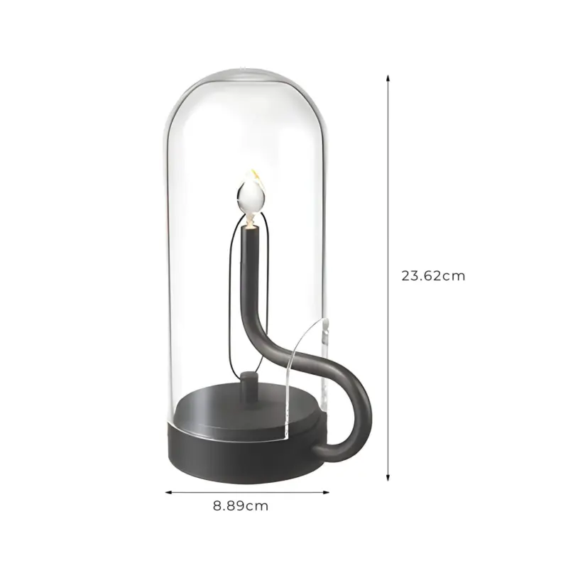 Glownord wiederaufladbare led tischlampe kabellos 35cm xlumina8
