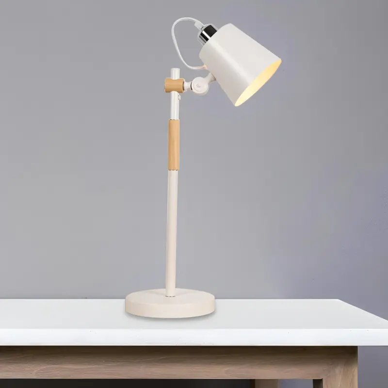 Glowzoe industrielle metalleimer nachttischlampe modern industrie design xlumina