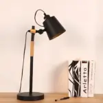 Glowzoe industrielle metalleimer nachttischlampe modern industrie design xlumina