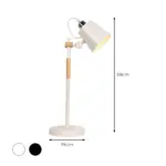 Glowzoe industrielle metalleimer nachttischlampe modern industrie design xlumina