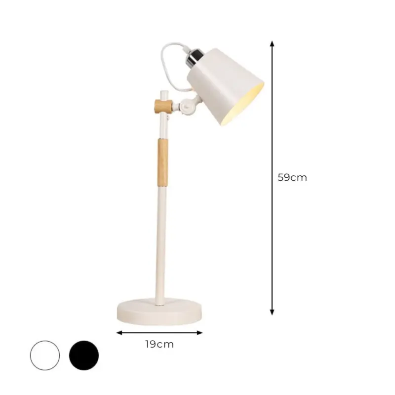 Glowzoe industrielle metalleimer nachttischlampe modern industrie design xlumina