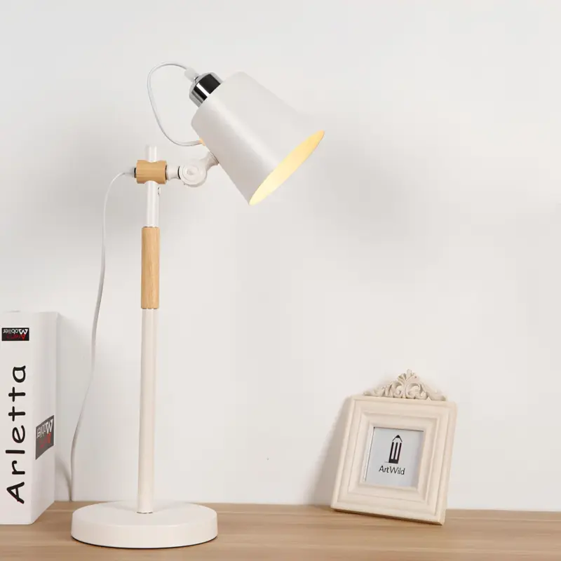 Glowzoe industrielle metalleimer nachttischlampe modern industrie design xlumina