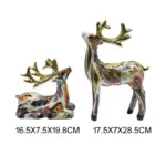 Gogh deer decor mademoiselle home decor and furniture store