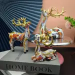 Gogh deer decor mademoiselle home decor and furniture store