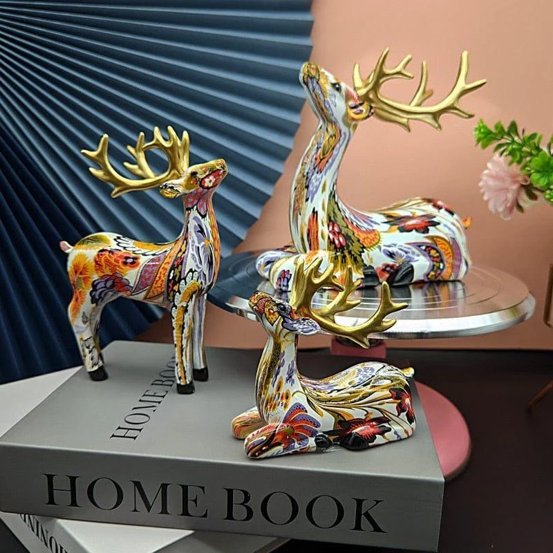 Gogh Deer Decor Mademoiselle Home Decor And Furniture Store 2