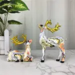 Gogh deer decor mademoiselle home decor and furniture store