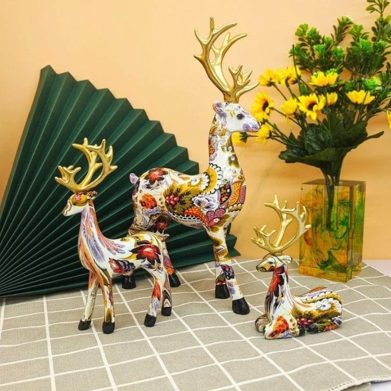 Gogh Deer Decor Mademoiselle Home Decor And Furniture Store 6