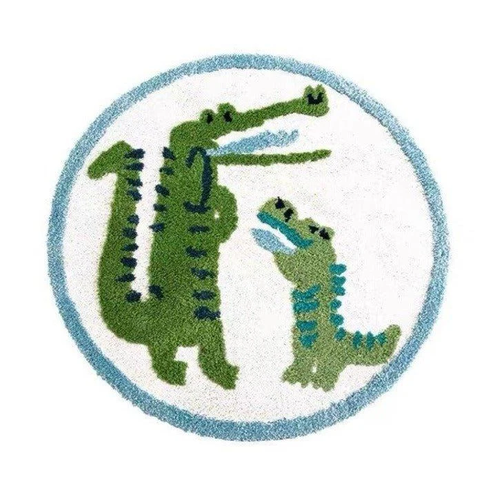 Green Dinosaur Rug 671828