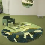 greenery-circle-rug-287339 Greenery circle rug