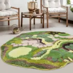 greenery-circle-rug-555310 Greenery circle rug