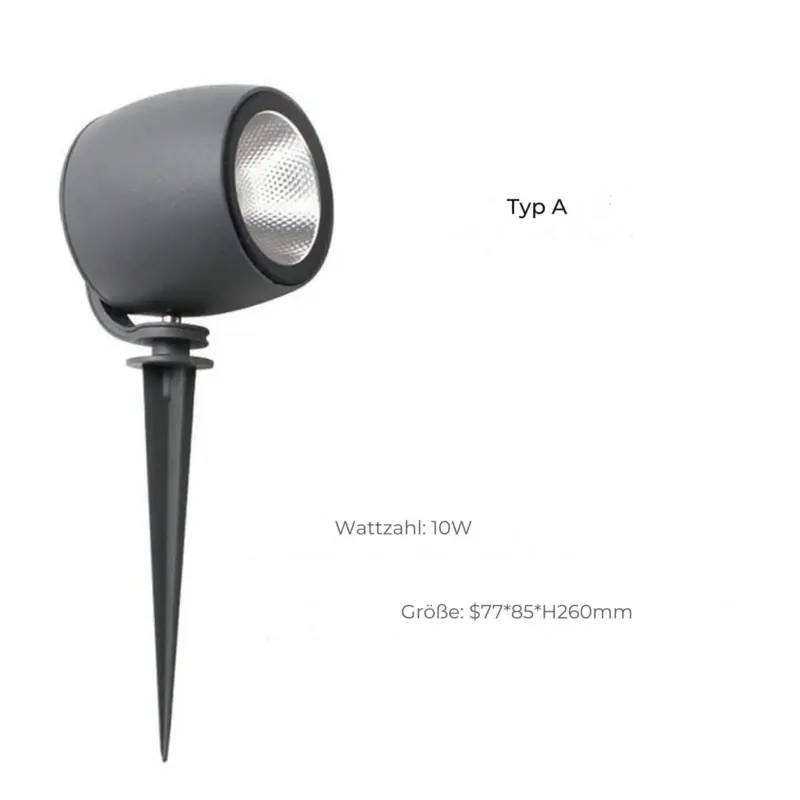 Greenglow garten led lampe schwarz energieeffizient wetterfest stilvolles design xlumina6