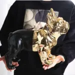 Gusteau dog sculpture mademoiselle home decor and furniture store
