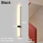 HSdpDimbare Indoor Led Wandlampen Wandverlichtingsarmaturen Voor Slaapkamer Woonkamer Zwart Wit Binnenmuur Schans Voor Gang