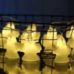Halloween led string lights decor ghost patchandbagel