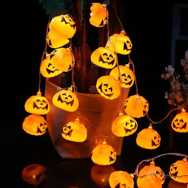 Halloween Led String Lights Decor Ghost Patchandbagel 483991