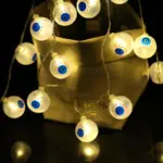 Halloween led string lights decor ghost patchandbagel