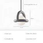 Hallshimmer strahlende kugellampe gold silber modern led lampe xlumina4