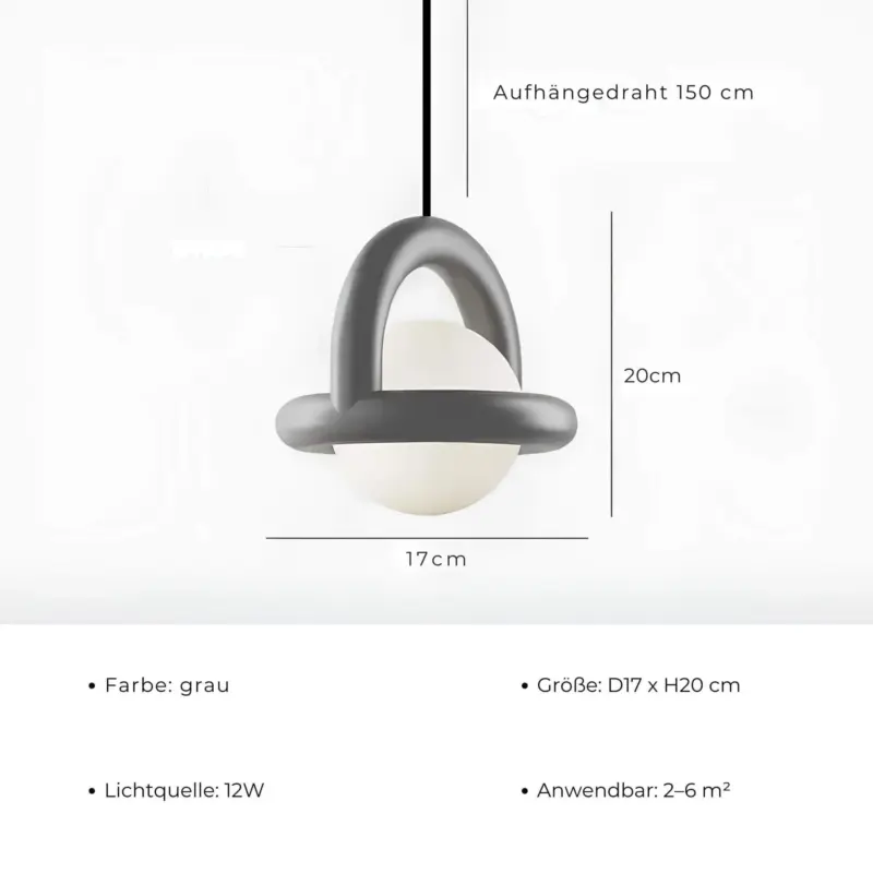 Hallshimmer strahlende kugellampe gold silber modern led lampe xlumina4