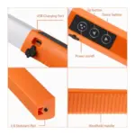 Handheld led light photography portable ice light for cameras with carrying bag remote control usb