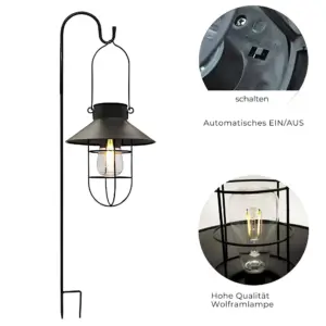 Homeko - Retro Solar Lantern for Outdoors