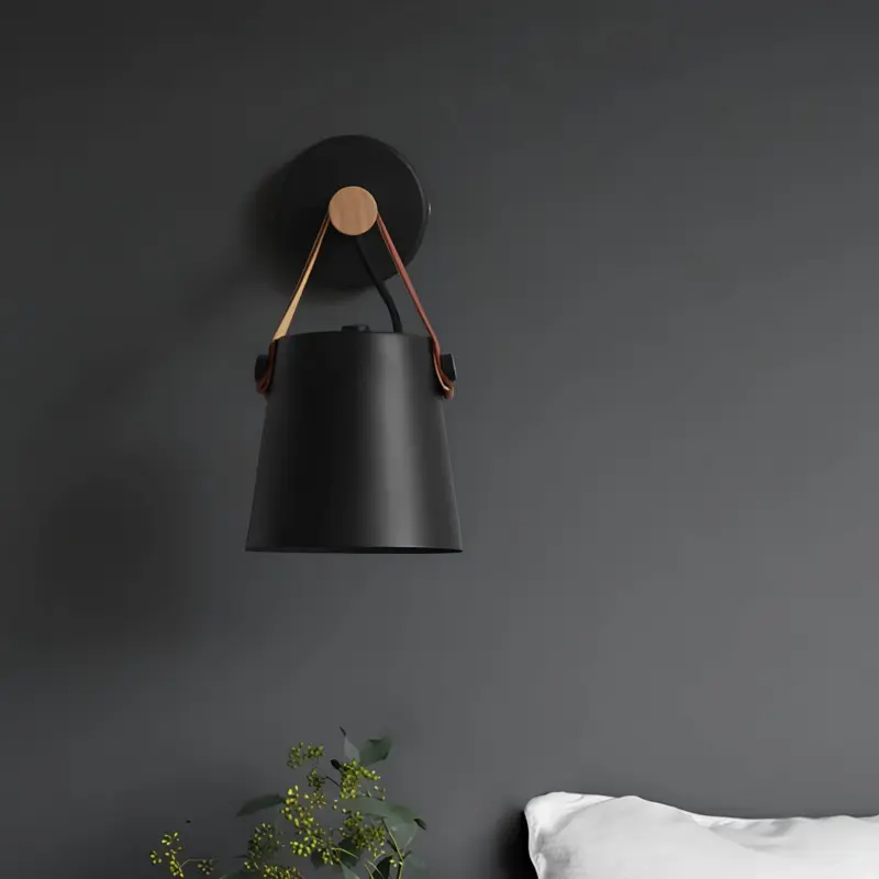 Holzlaterne nordic haengende wandleuchte nordisches design wohnzimmer lampe xlumin