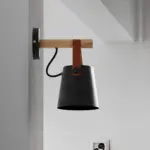 Holzlaterne nordic haengende wandleuchte nordisches design wohnzimmer lampe xlumin
