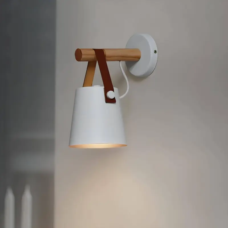 Holzlaterne nordic haengende wandleuchte nordisches design wohnzimmer lampe xlumin