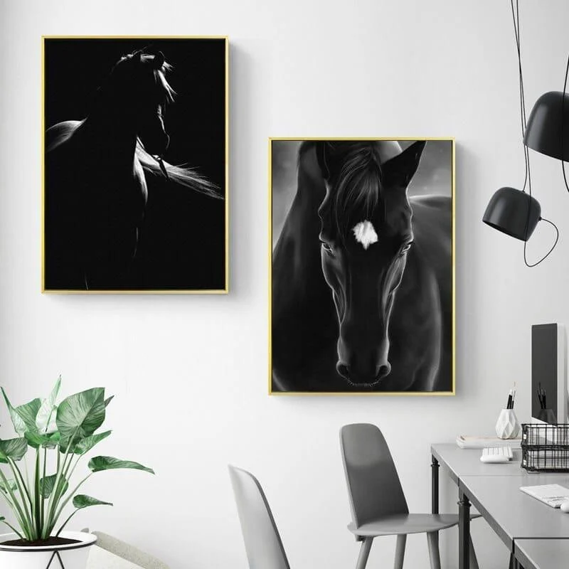 Horse Canvas Mademoiselle Home Decor And Furniture Store 2