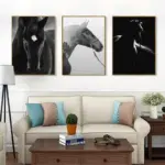 Horse canvas mademoiselle home decor and furniture store
