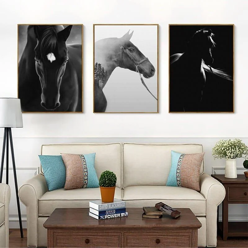 Horse Canvas Mademoiselle Home Decor And Furniture Store 5