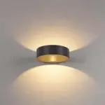 Hydrogleam wasserdichte aussenwandleuchte ip65 LED schwarz warmweiss xlumina