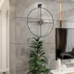 INSTA 3d Metal Wall Clock